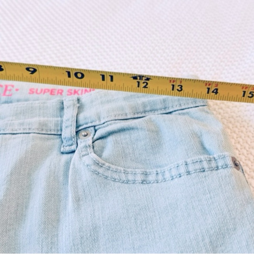 PLACE Girls Denim Super Skinny Stretch Light Blue Jeans - Picture 14 of 16